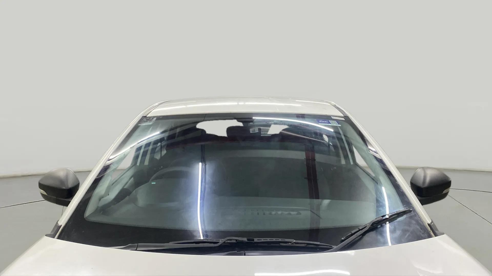 Front windshield view of a Tata Nexon