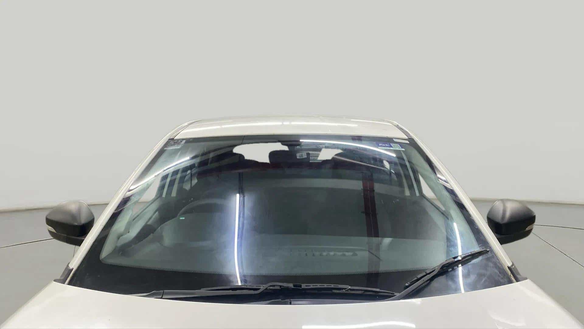 Front windshield view of a Tata Nexon