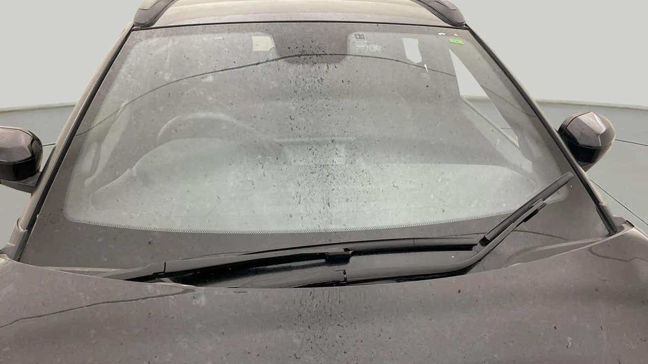 Front windshield view of a Tata Nexon