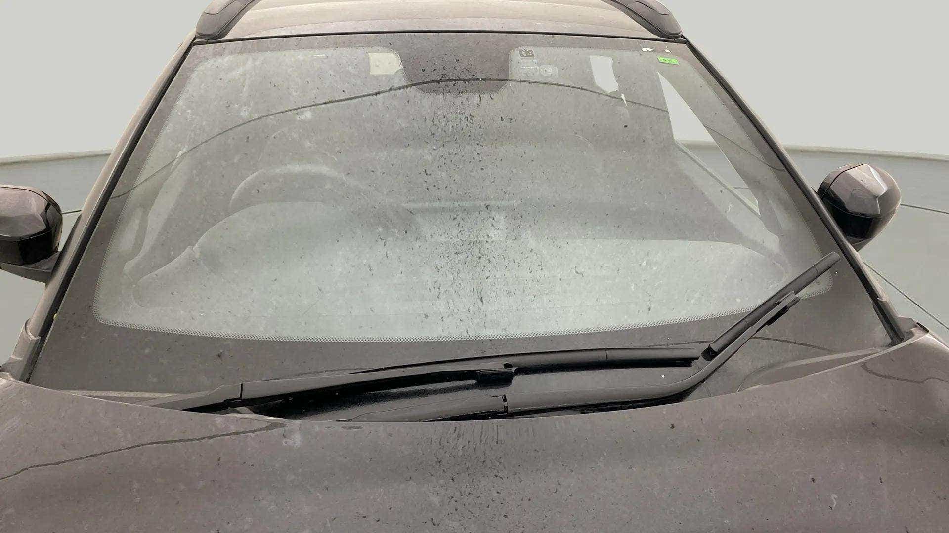 Front windshield view of a Tata Nexon