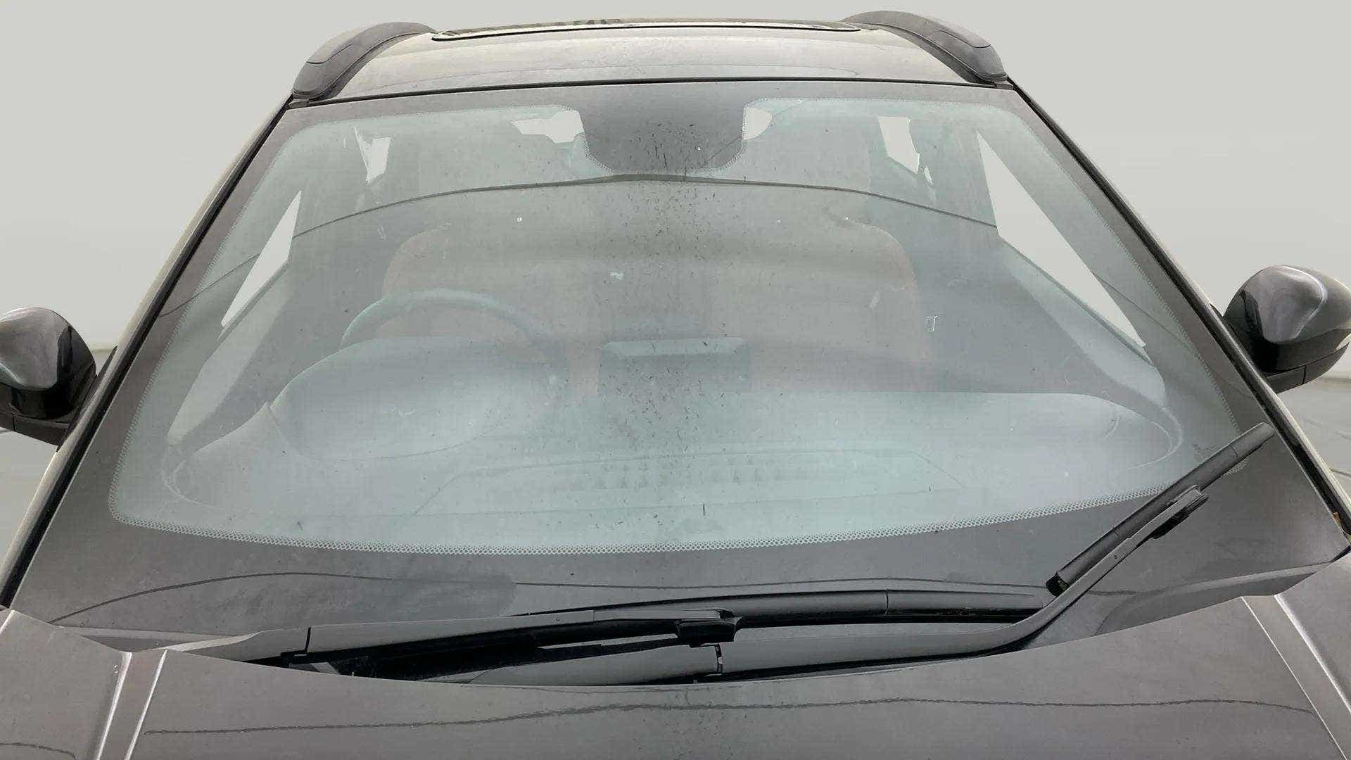 Front windshield view of a Tata Nexon 2017-2023