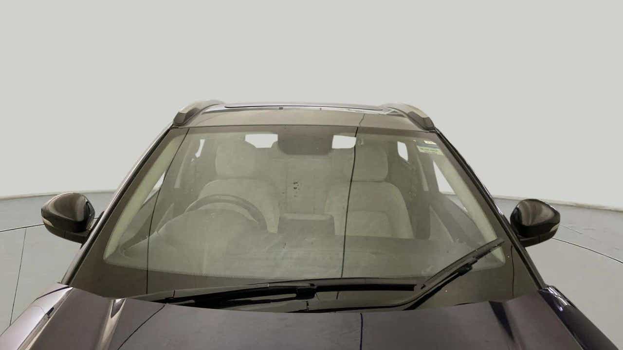 Front windshield view of a Tata Nexon 2017-2023