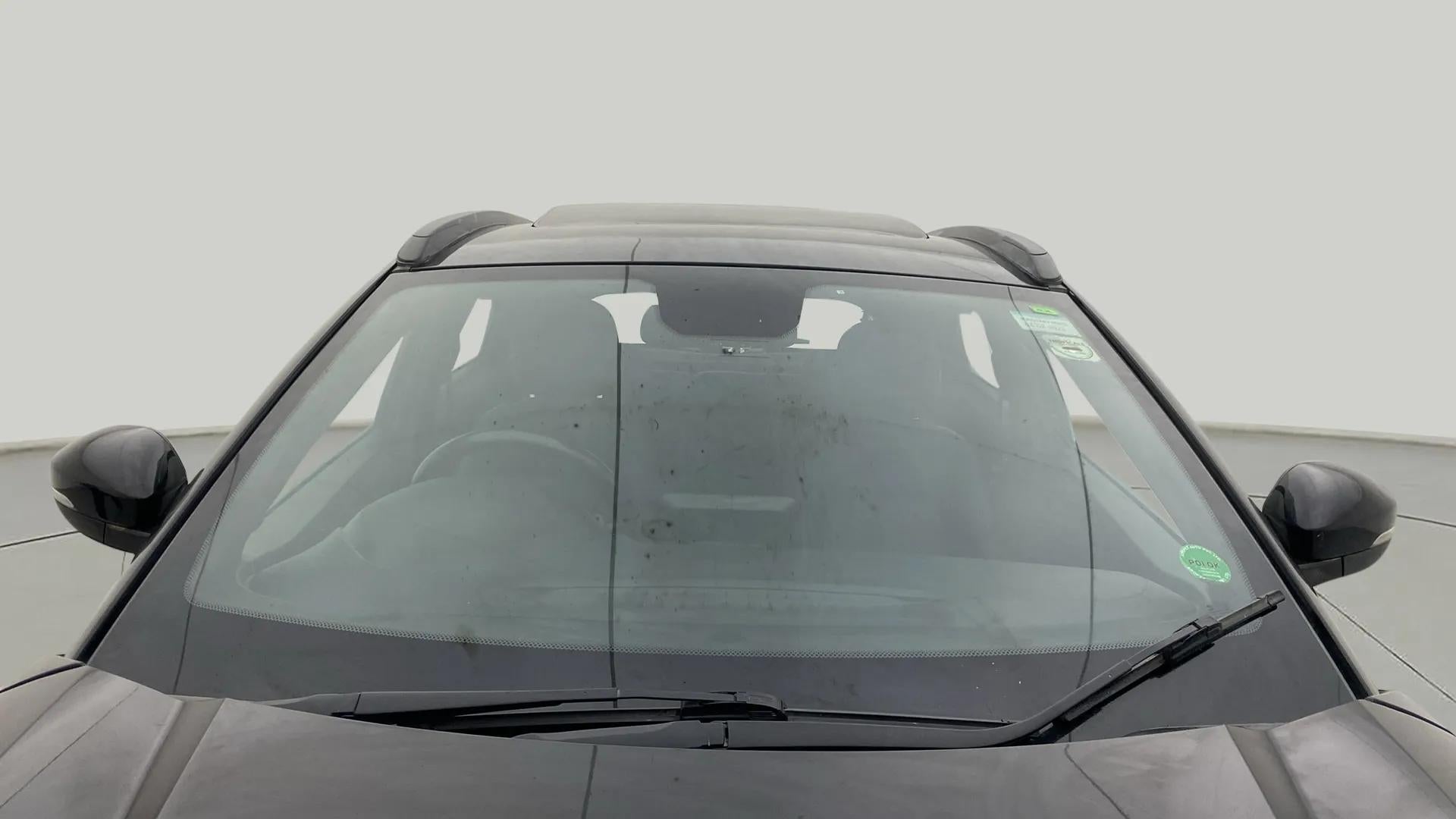 Front windshield view of a Tata Nexon 2017-2023
