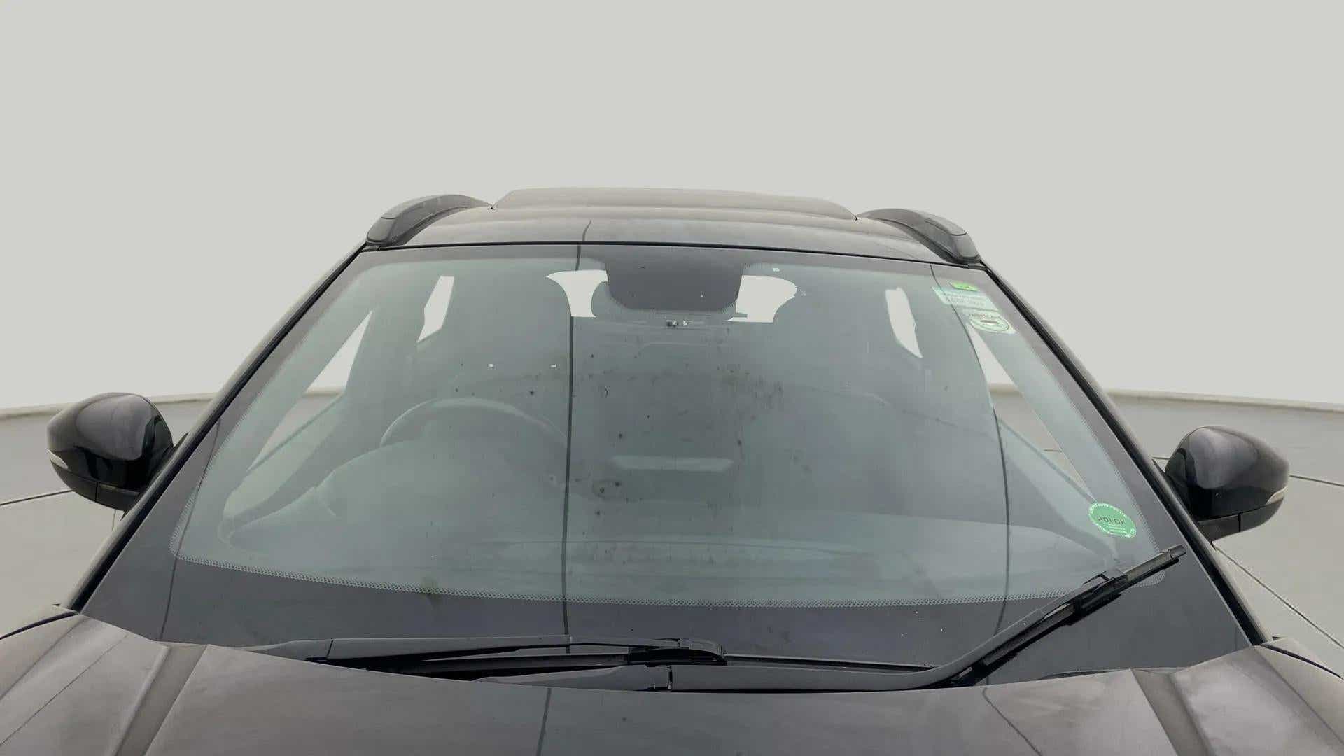 Front windshield view of a Tata Nexon 2017-2023