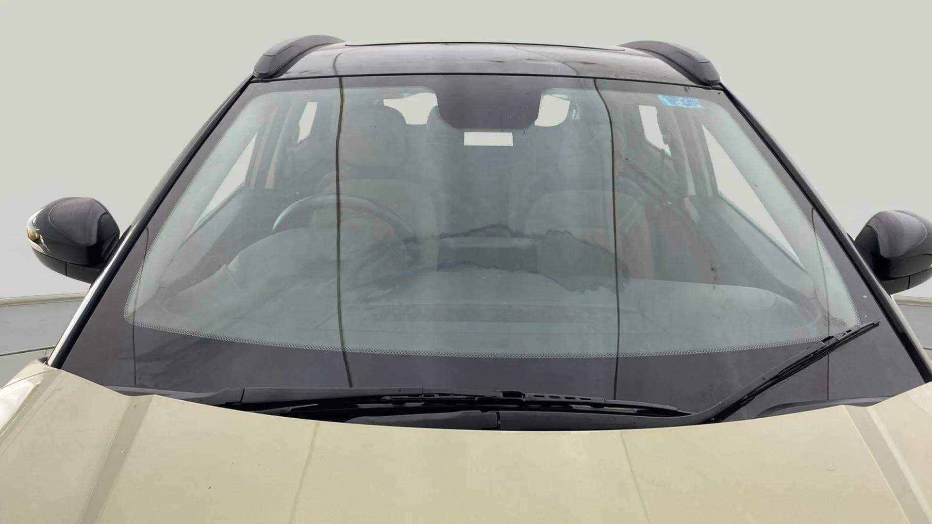 Front windshield view of a Tata Nexon 2017-2023