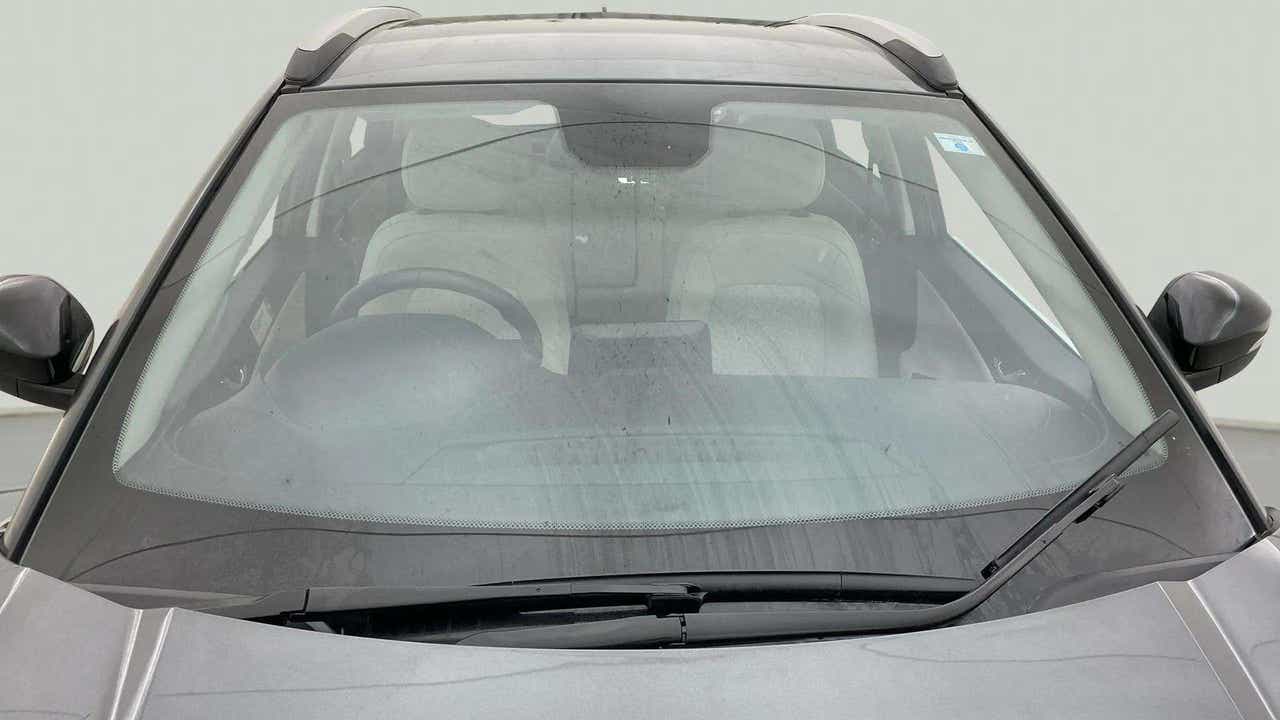 Front windshield view of a Tata Nexon 2017-2023
