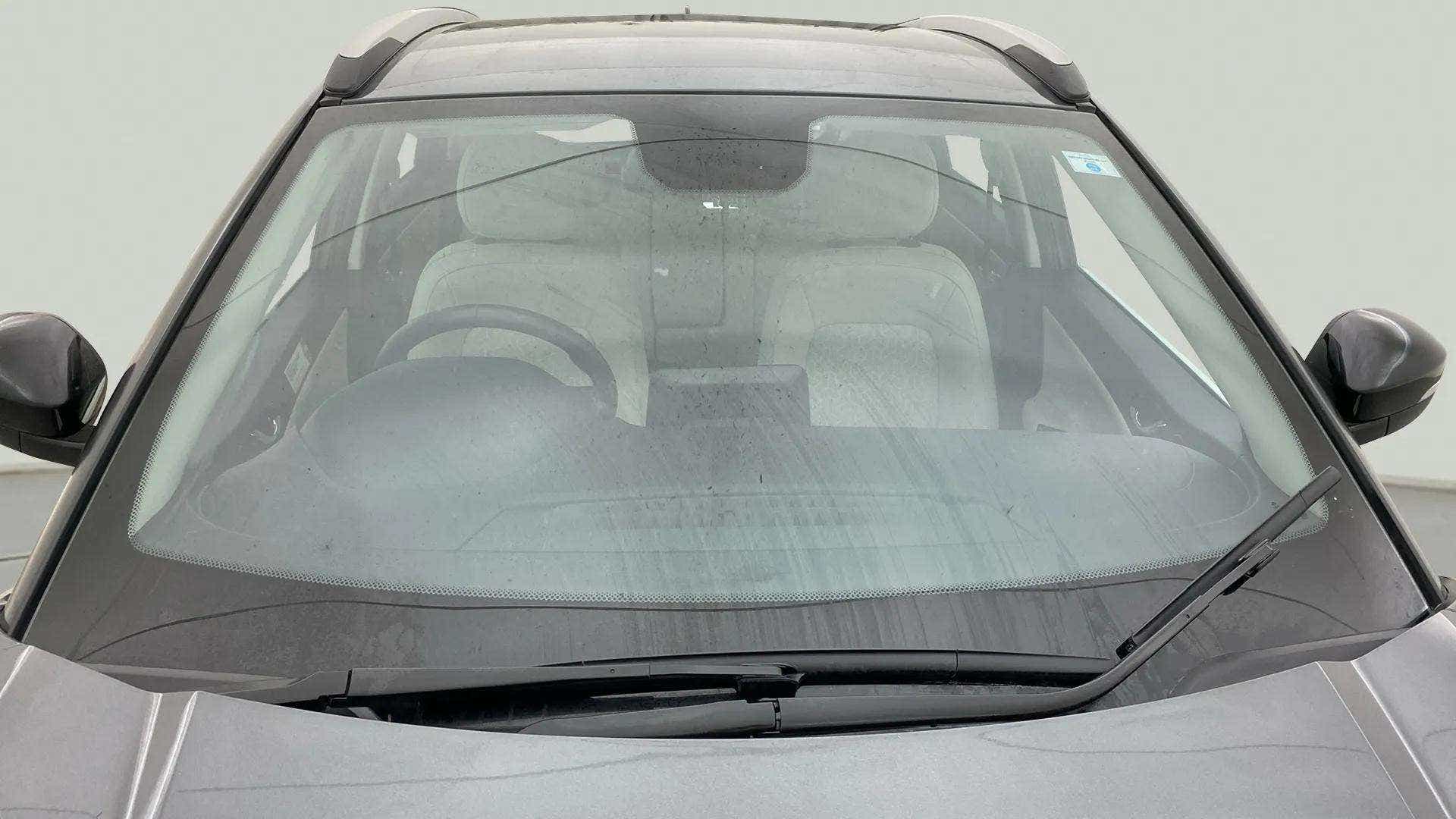 Front windshield view of a Tata Nexon 2017-2023