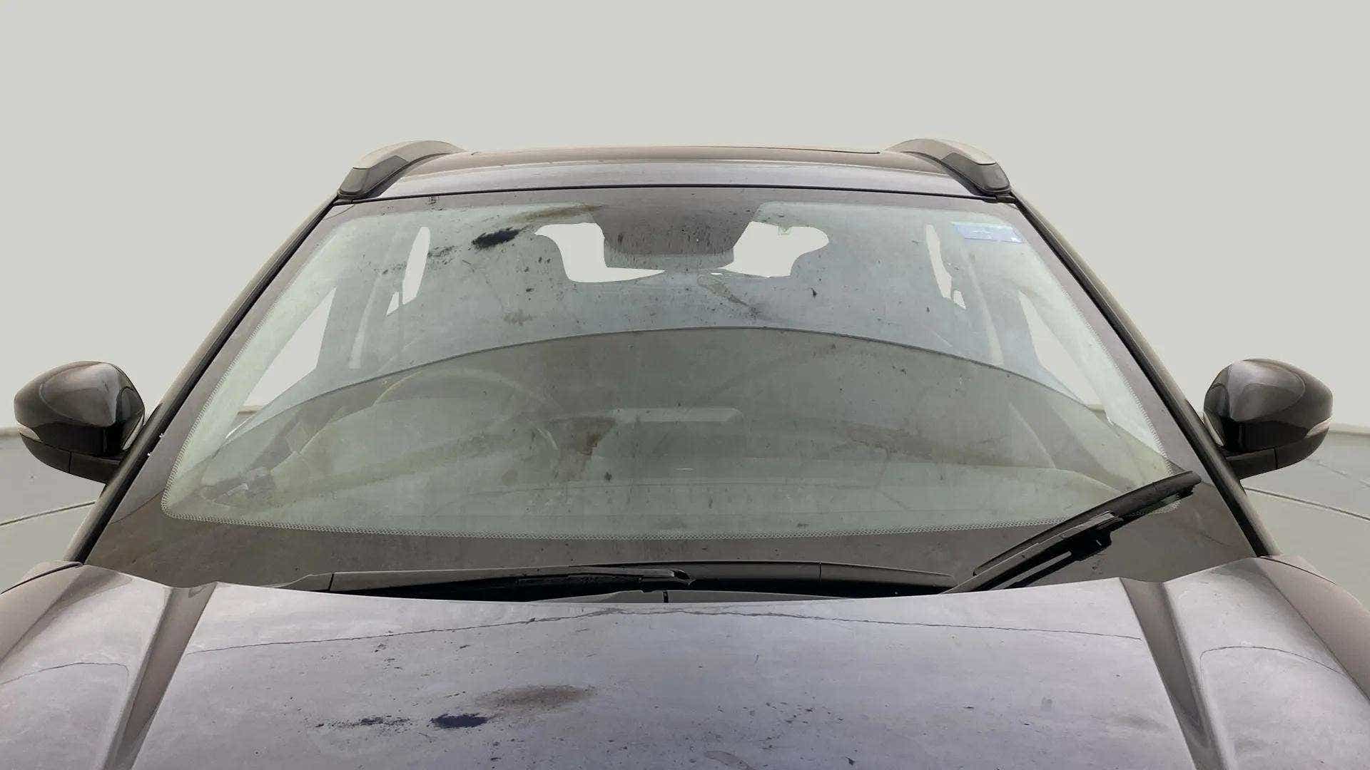 Front windshield view of a Tata Nexon 2017-2023