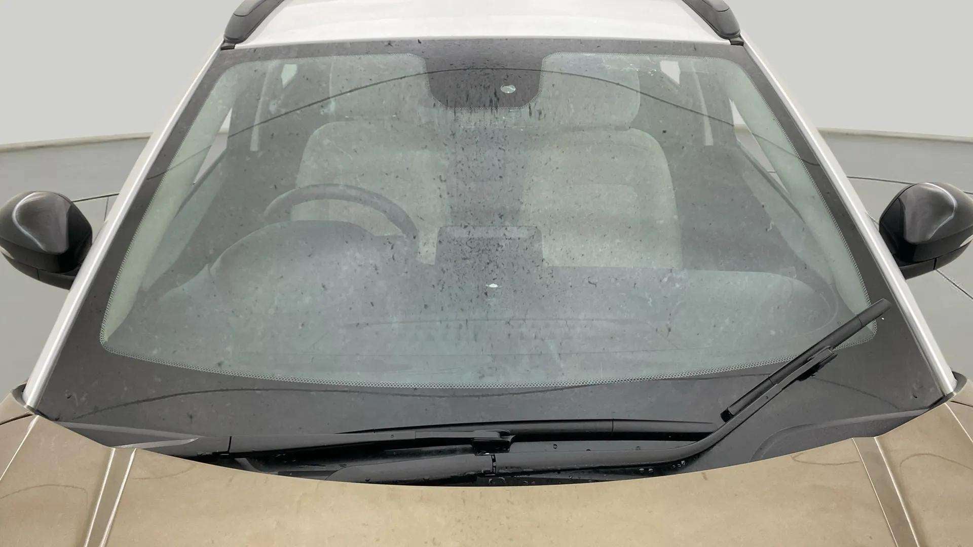 Front windshield view of a Tata Nexon 2017-2023