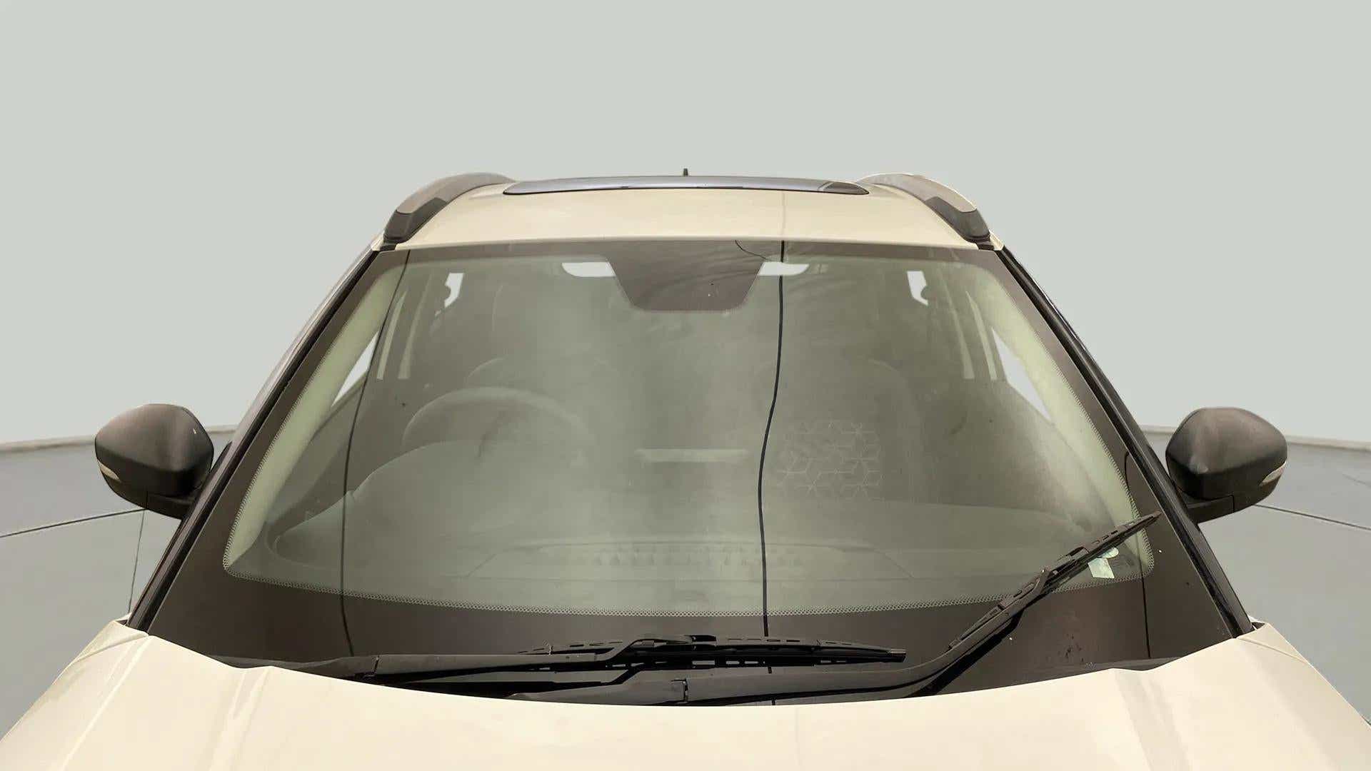 Front windshield view of a Tata Nexon 2017-2023