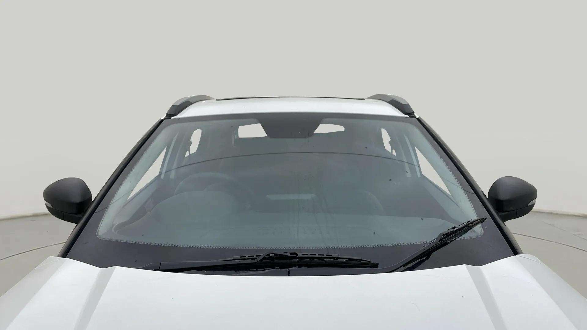 Front windshield view of a Tata Nexon 2017-2023
