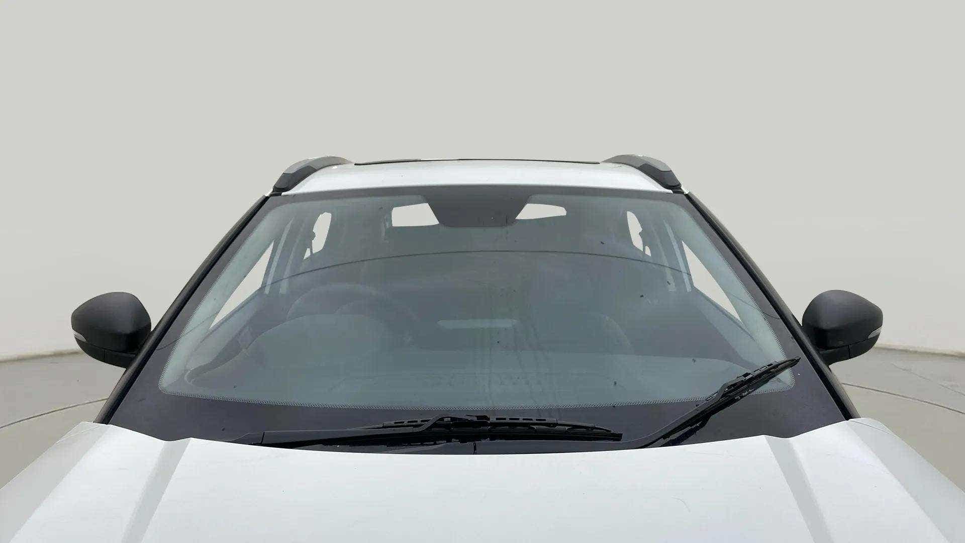 Front windshield view of a Tata Nexon 2017-2023