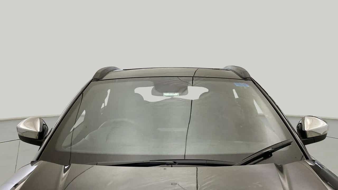 Front windshield view of a Tata Nexon 2017-2023