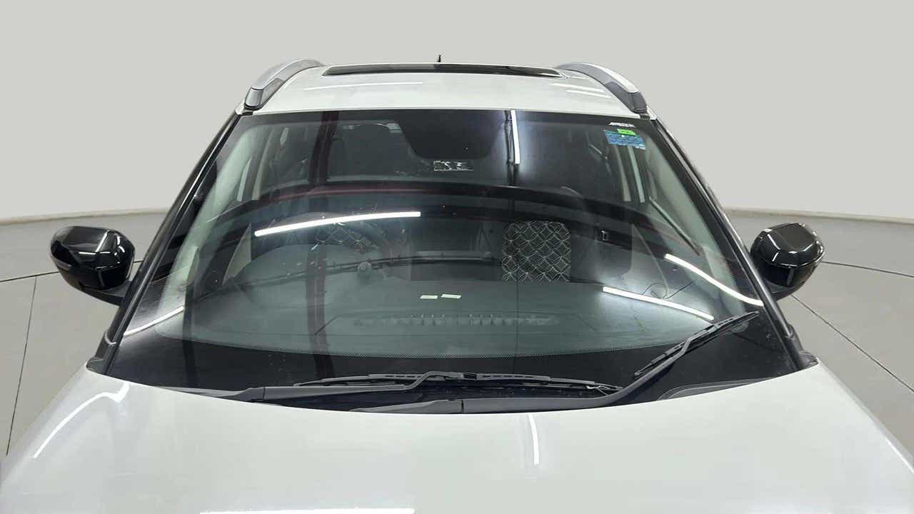 Front windshield and roof view of a Tata Nexon
