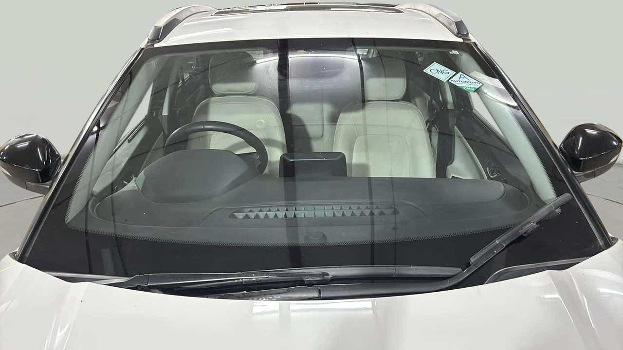 Front windshield and dashboard of a Tata Nexon 2017-2023