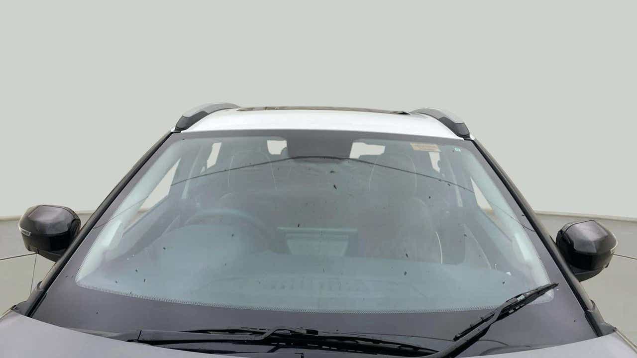 Front windshield view of a Tata Nexon