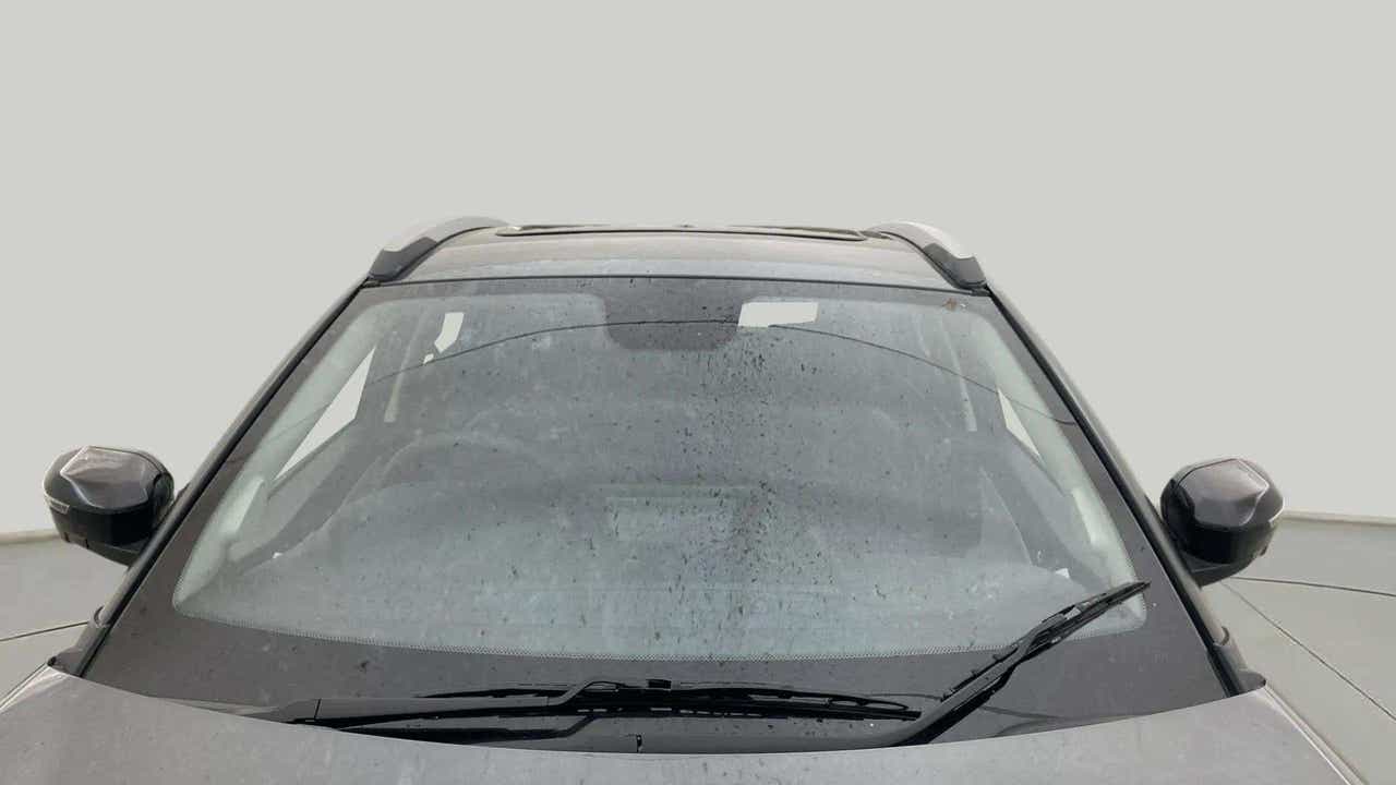 Front windshield view of a Tata Nexon