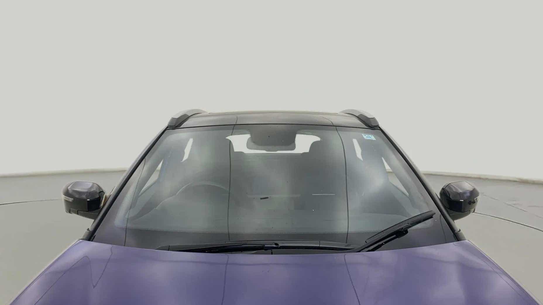 Front windshield view of a Tata Nexon