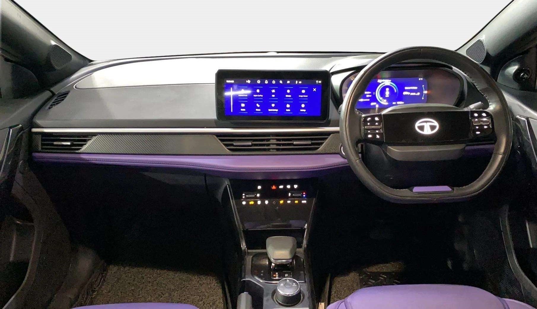 Interior dashboard of a Tata Nexon 2017-2023