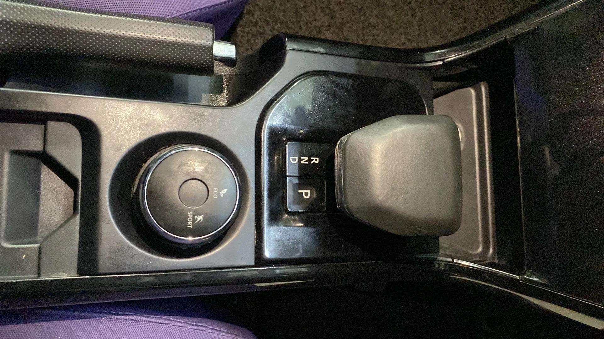 Gear shifter and drive mode selector of a Tata Nexon 2017-2023