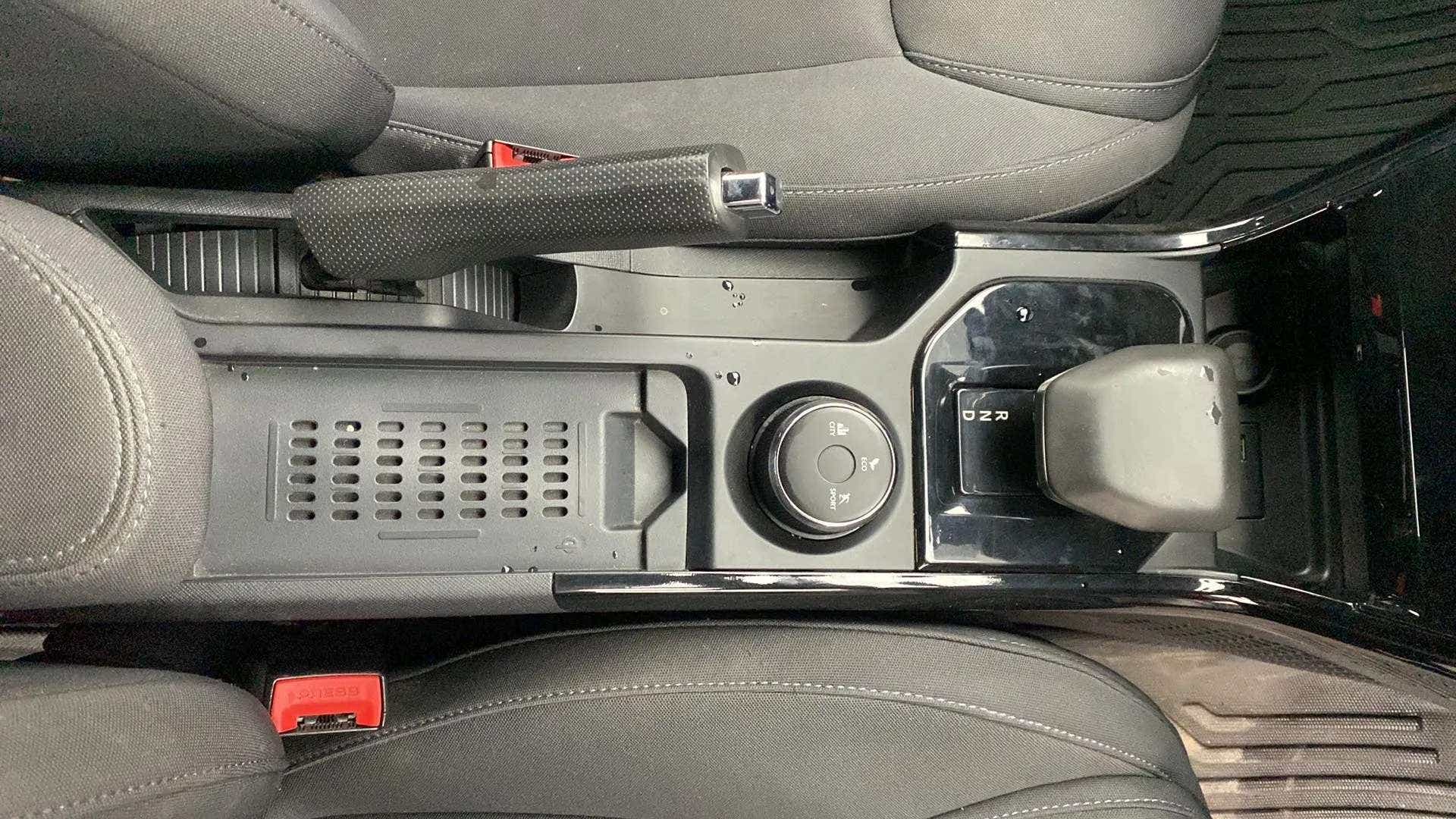 Center console view of a Tata Nexon 2017-2023