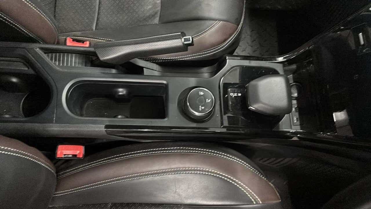 Center console view of a Tata Nexon