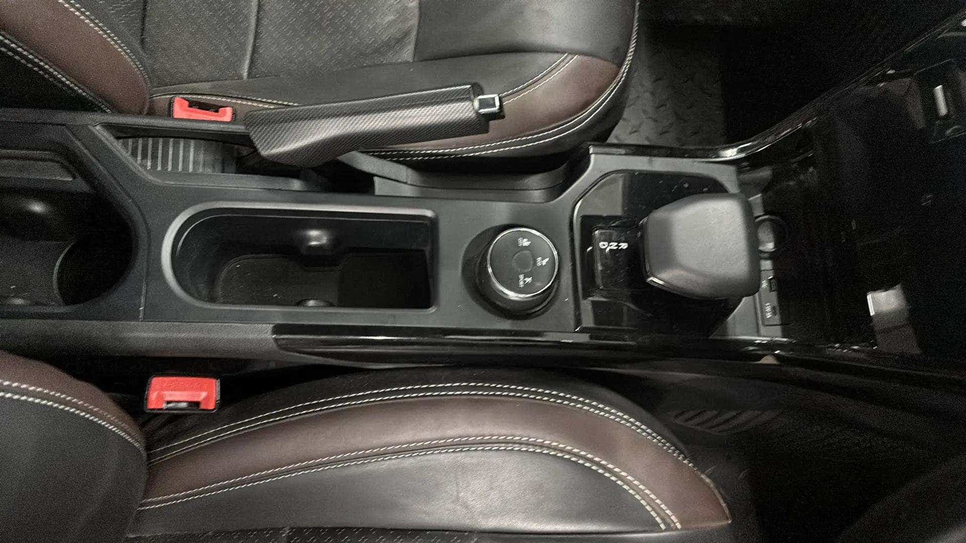 Center console view of a Tata Nexon