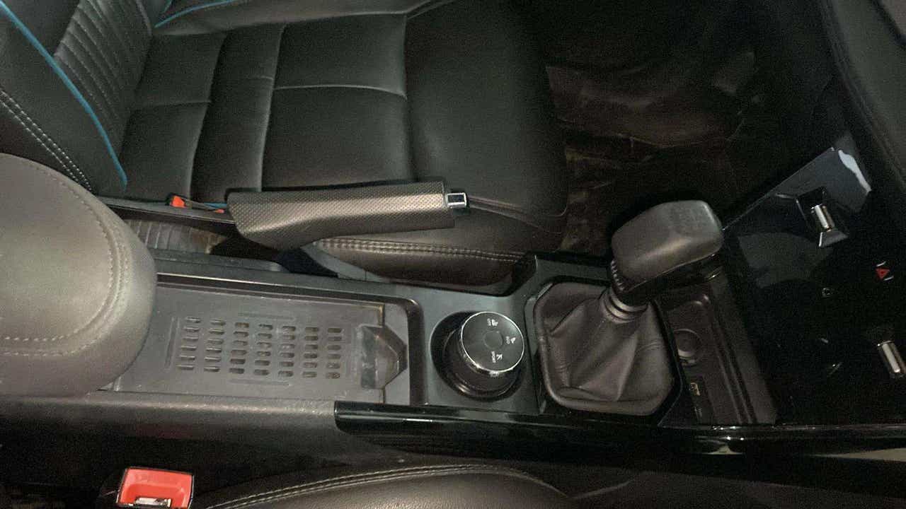 Center console view of a Tata Nexon 2017-2023