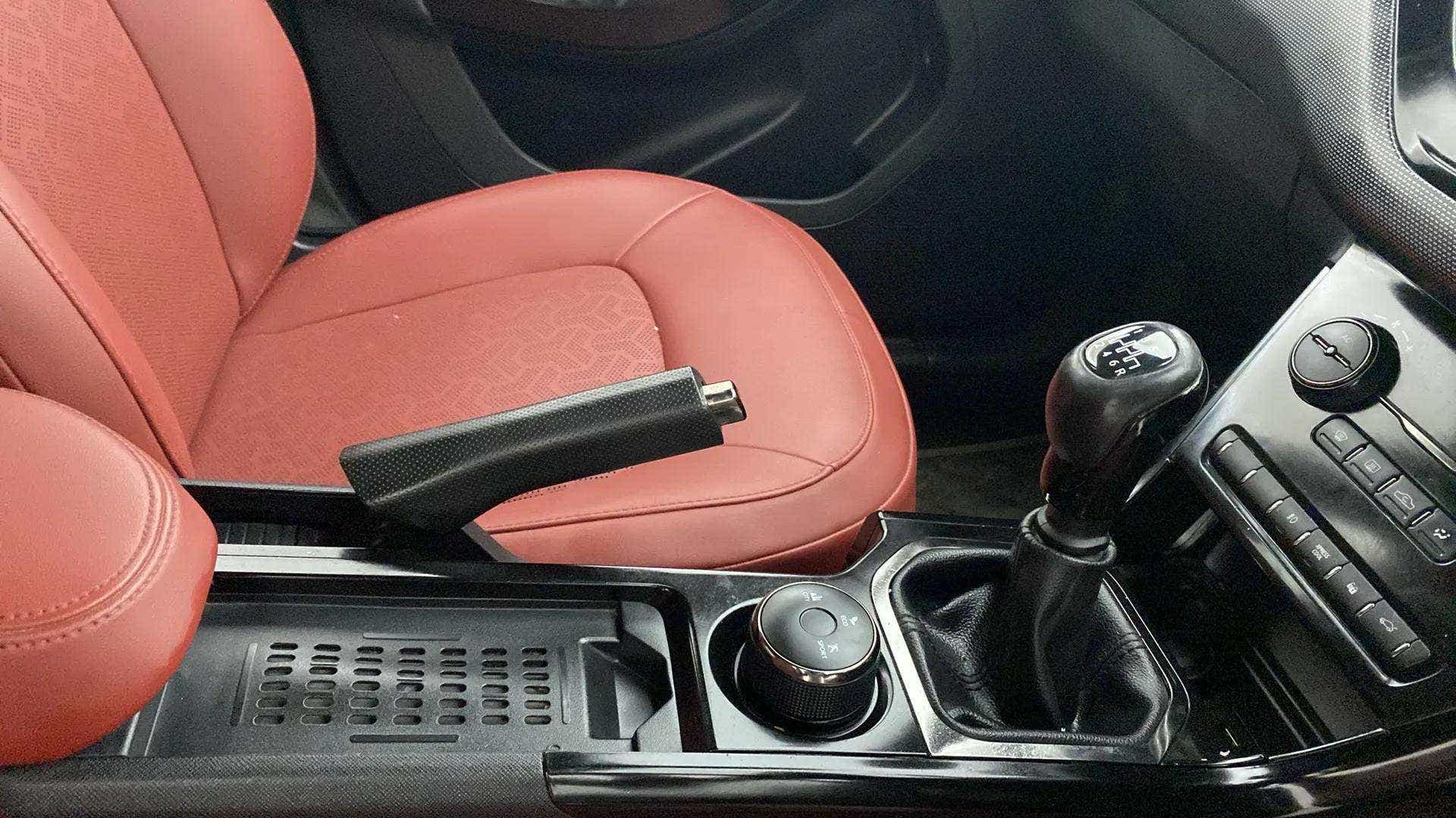 Interior center console view of a Tata Nexon 2017-2023