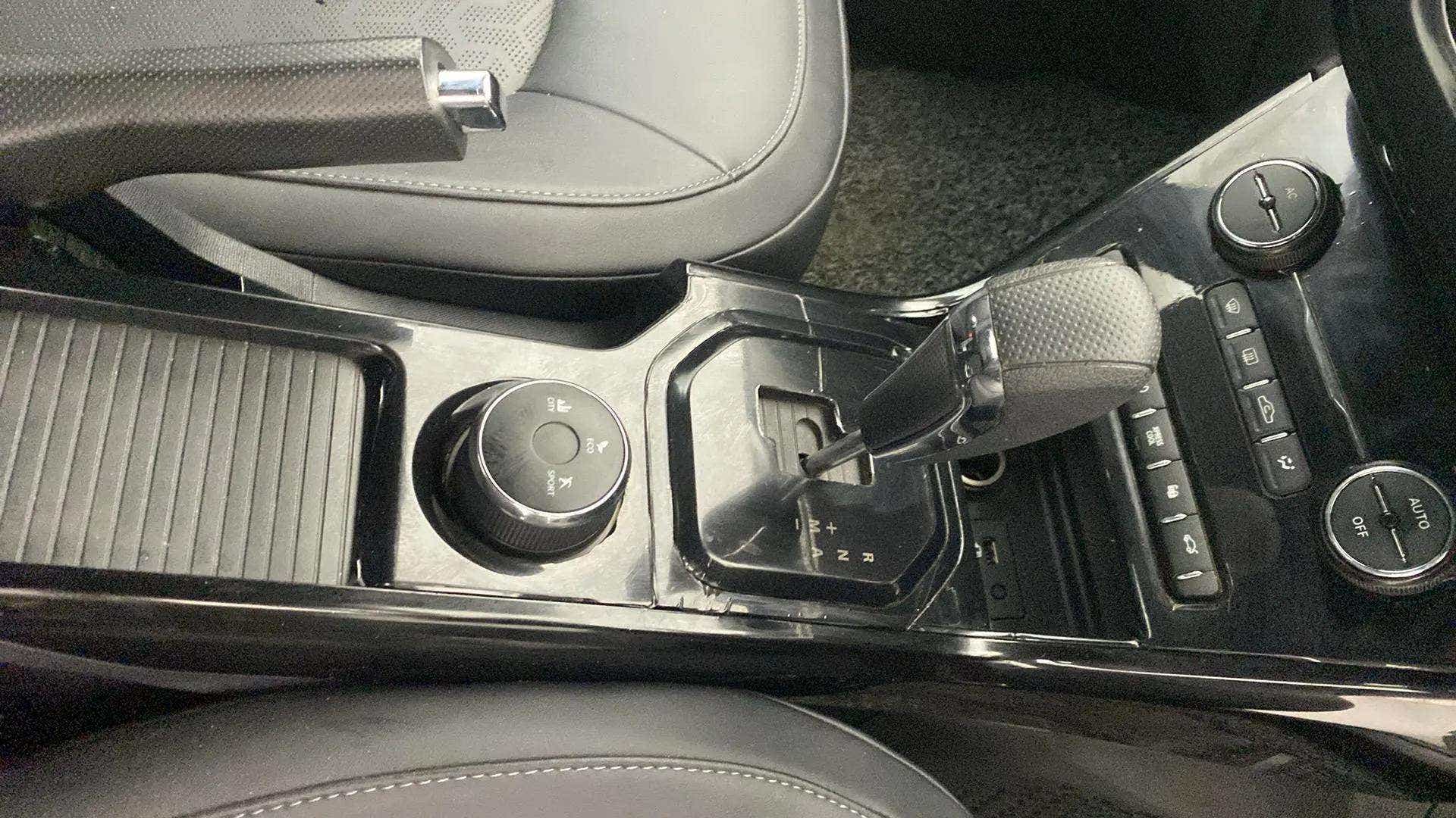 Interior center console of a Tata Nexon 2017-2023