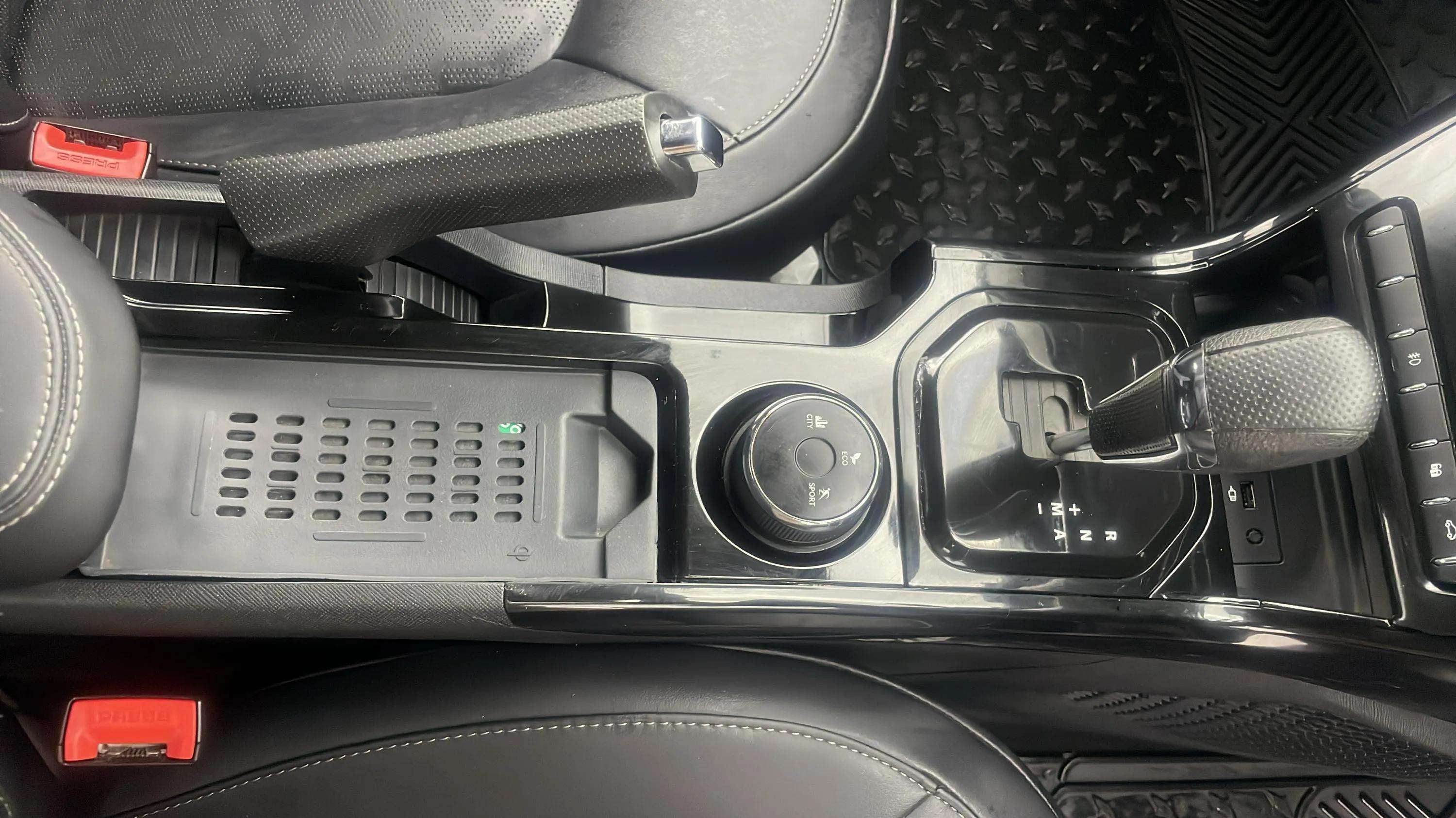 Central console view of a Tata Nexon 2017-2023
