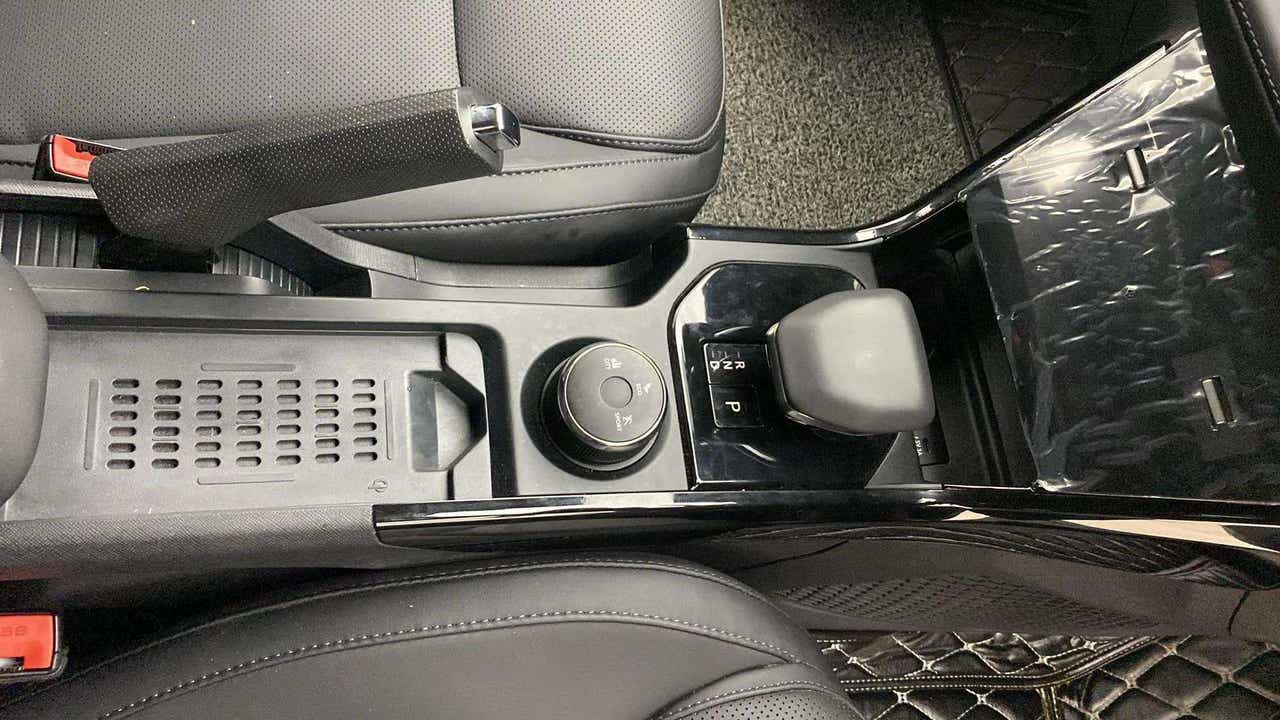 Center console of a Tata Nexon