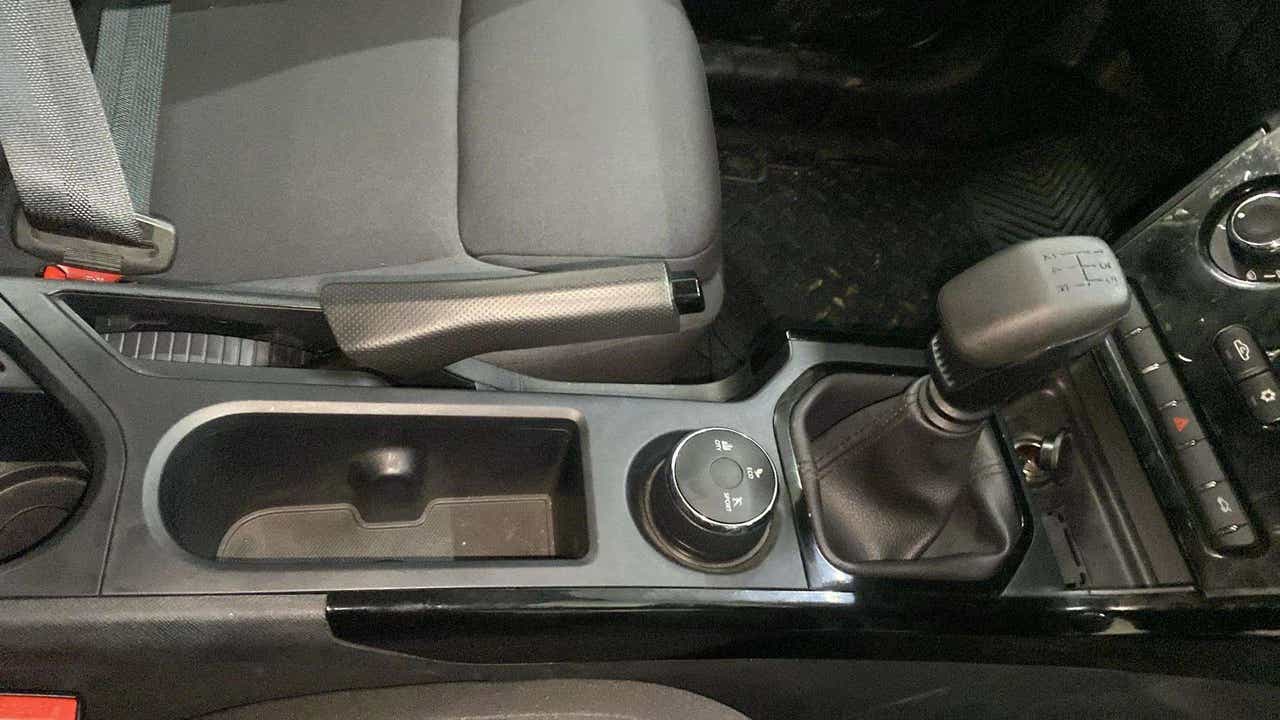 Center console and gear lever of a Tata Nexon