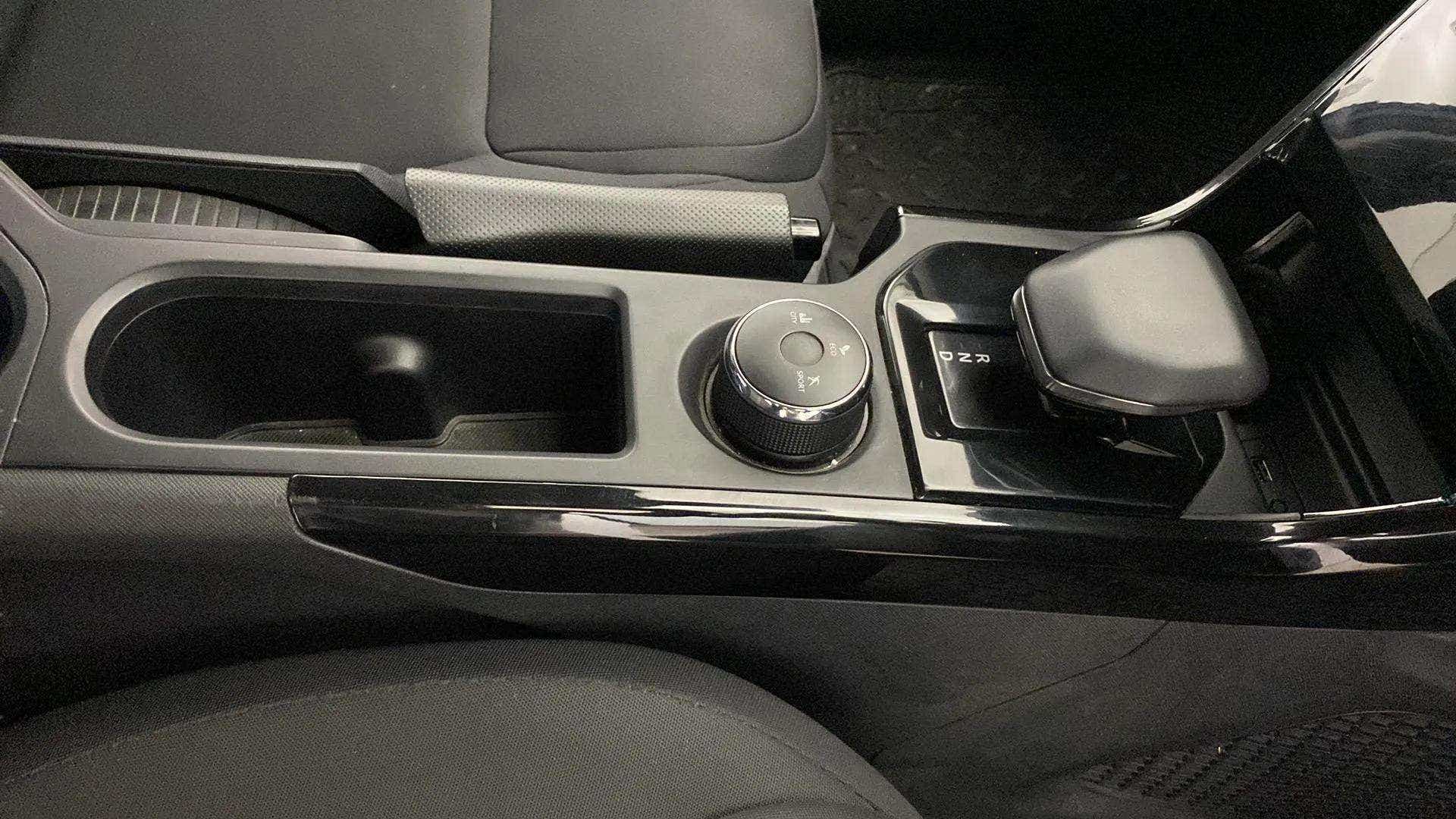 Center console view of a Tata Nexon