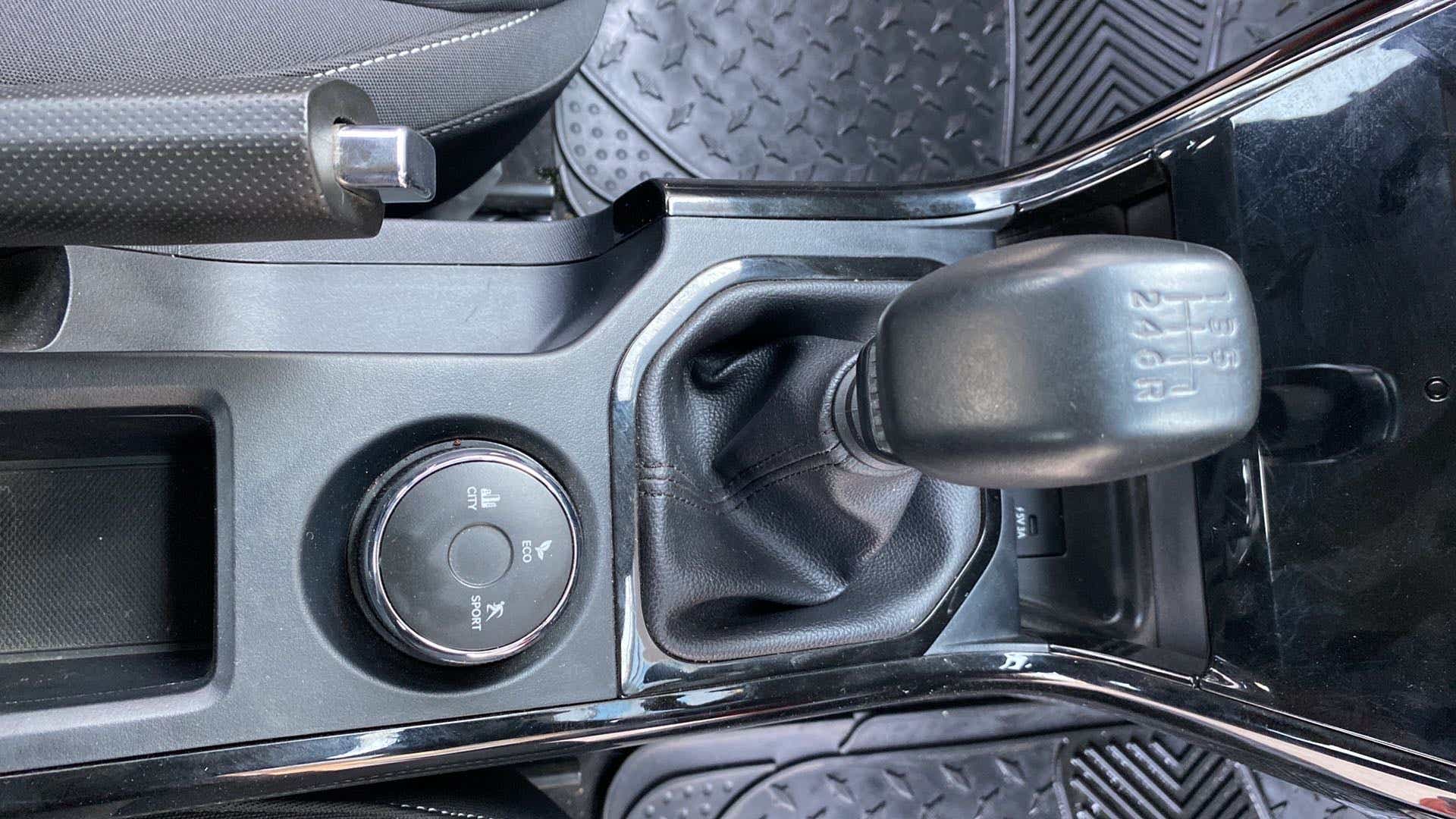 Gear shifter and drive mode selector of a Tata Nexon 2017-2023