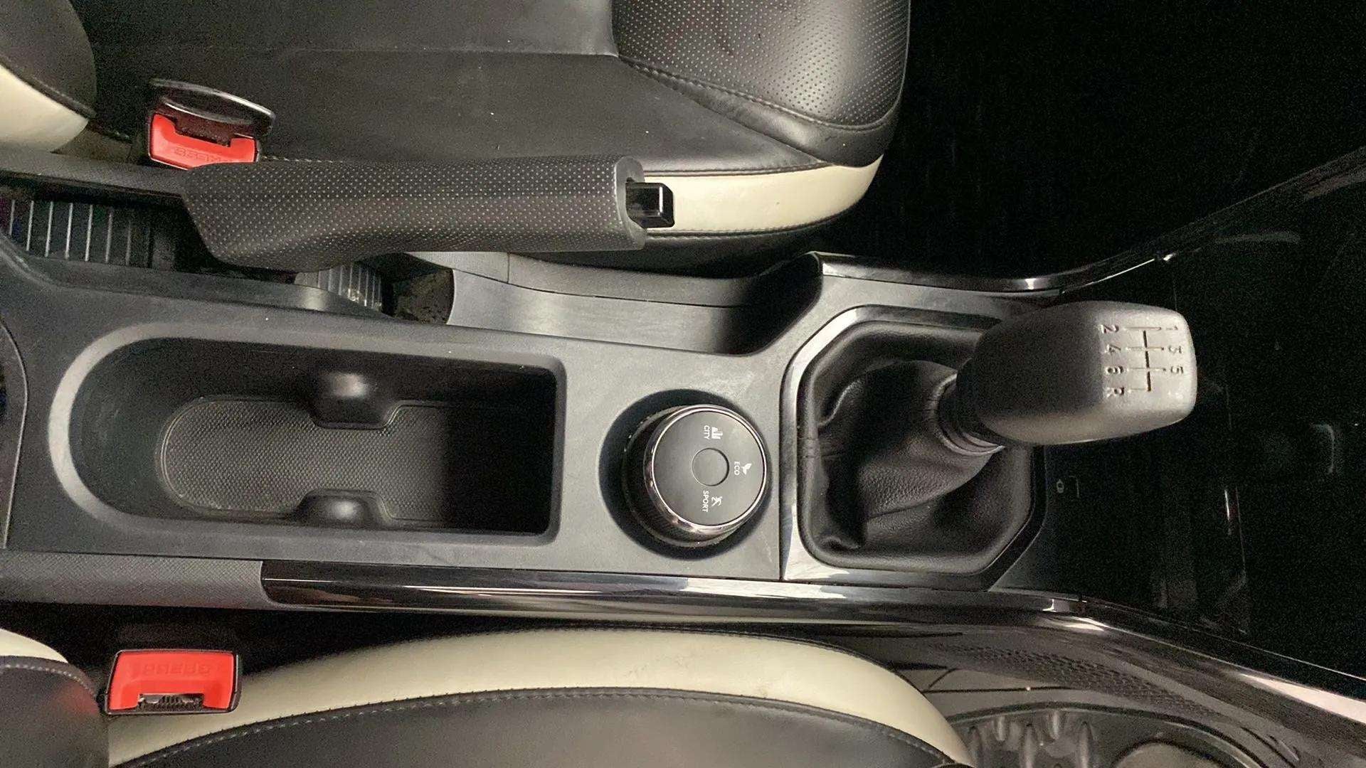 Center console of a Tata Nexon 2017-2023