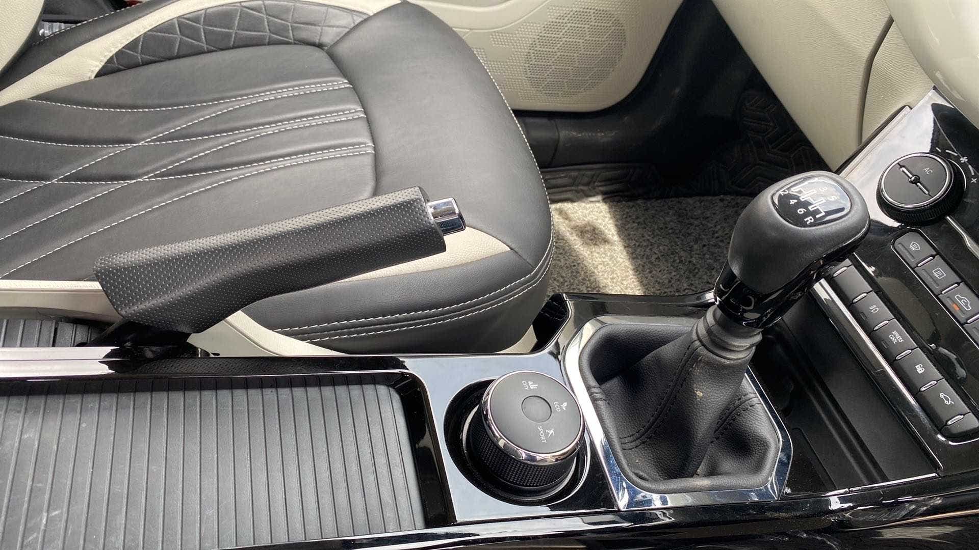 Interior center console view of a Tata Nexon 2017-2023