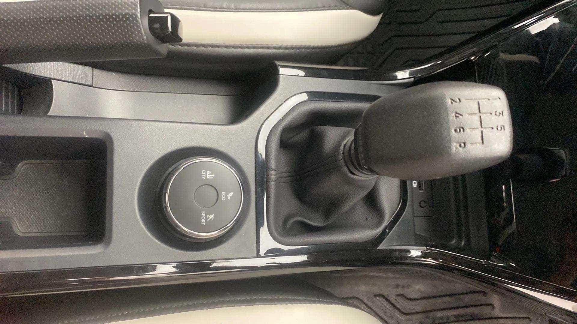 Gear lever and drive mode selector of a Tata Nexon