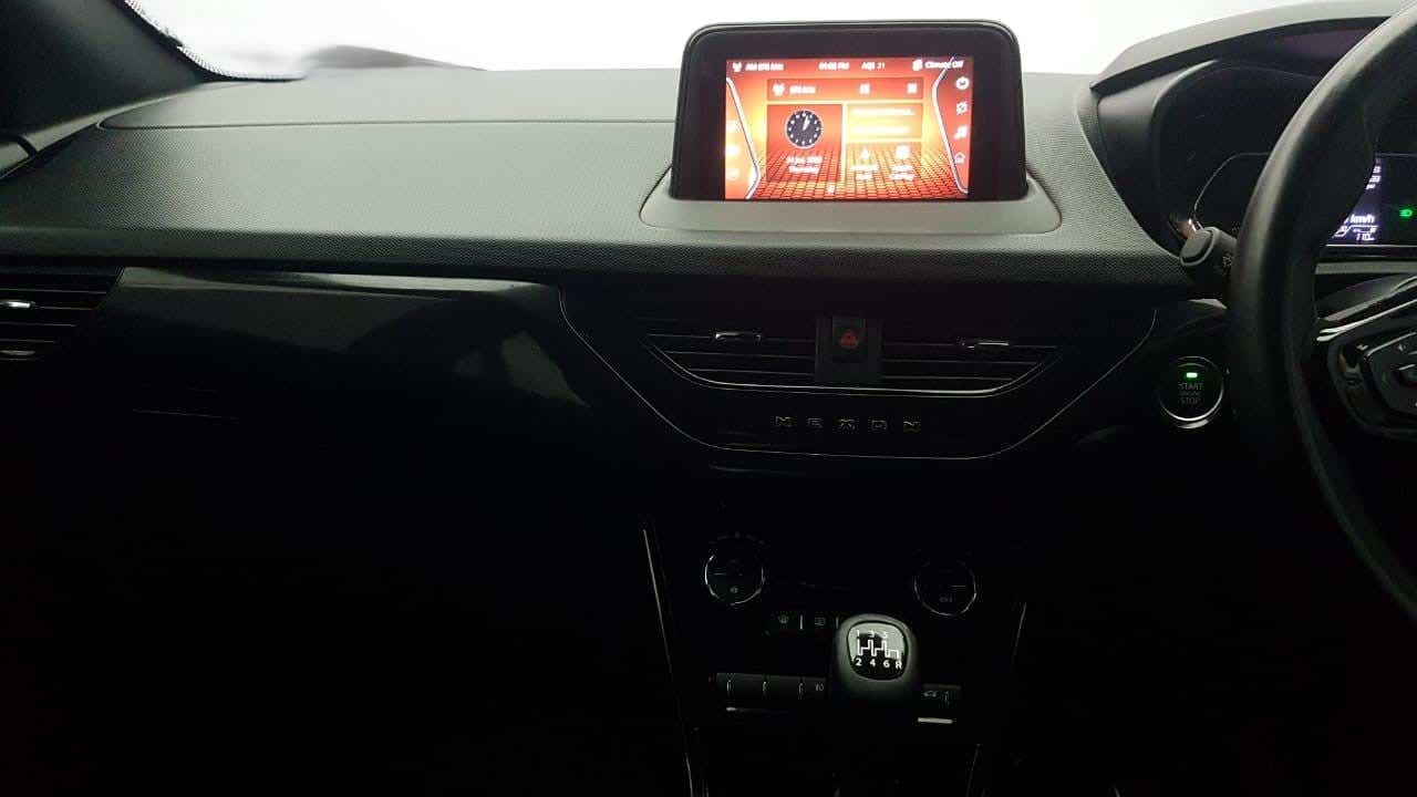 Dashboard and infotainment display of a Tata Nexon 2017-2023