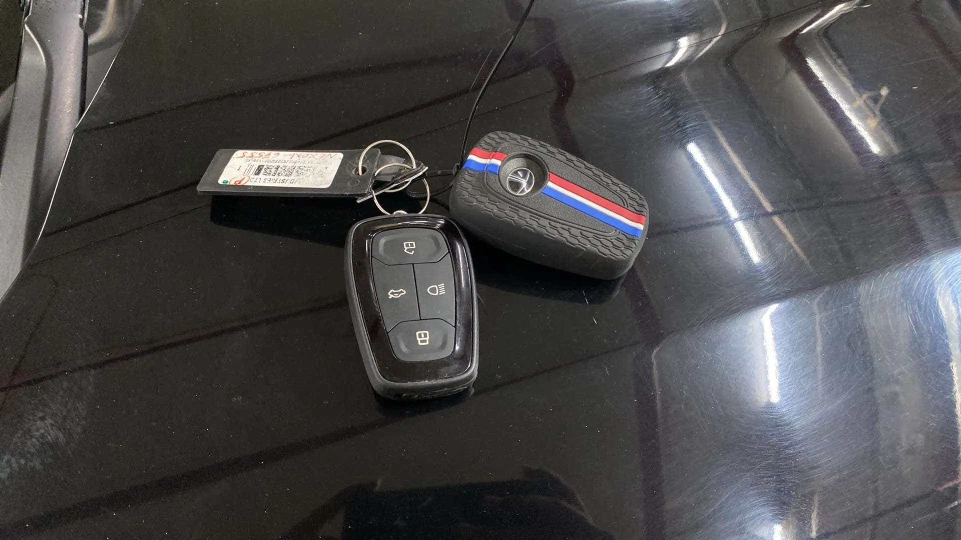 Car key fob of a Tata Nexon 2017-2023
