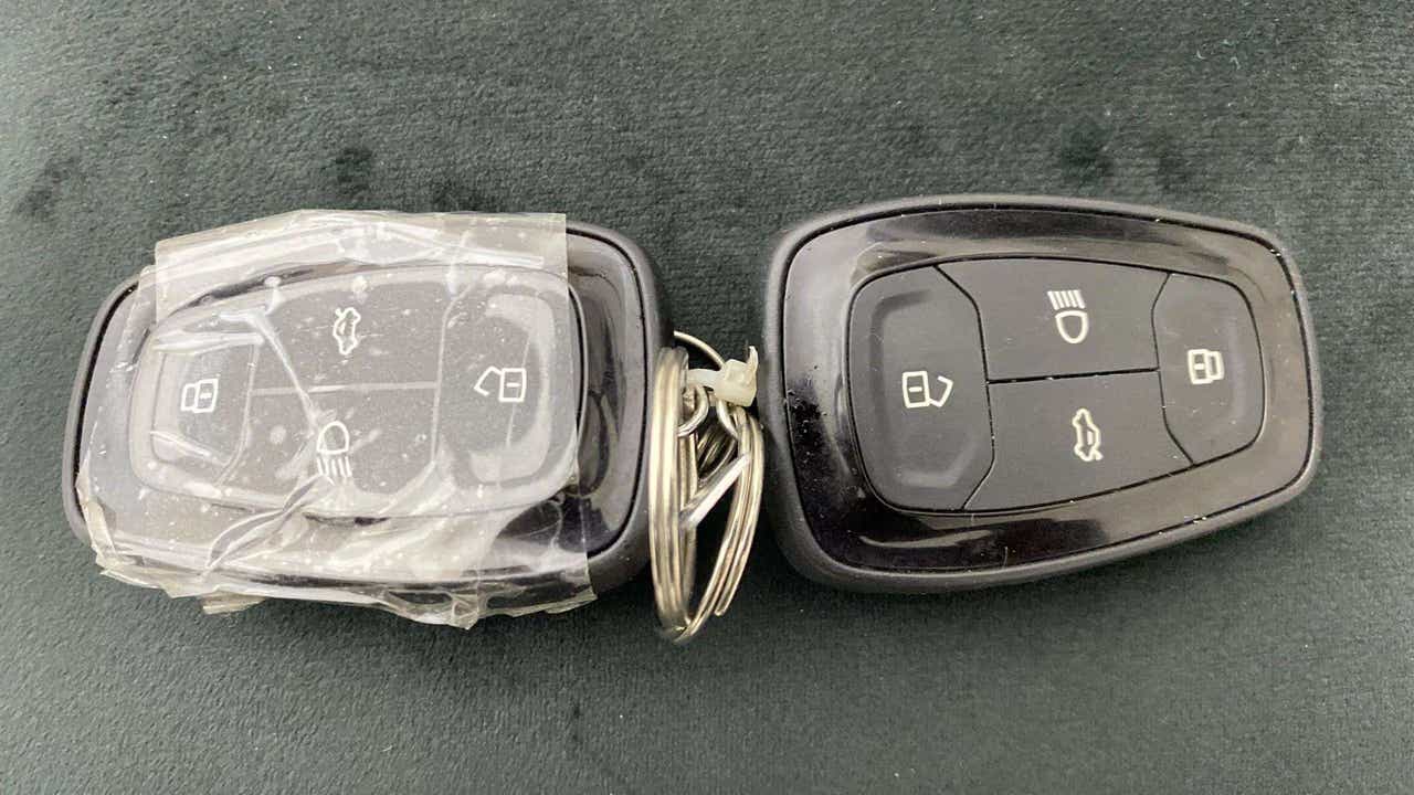 Top view of key fobs for a Tata Nexon 2017-2023