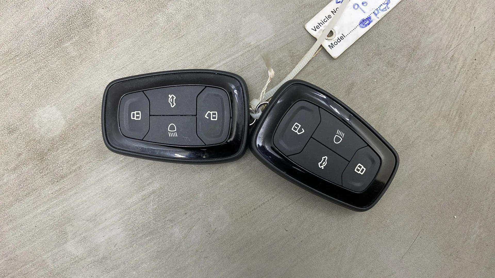 Car key fobs of a Tata Nexon 2017-2023