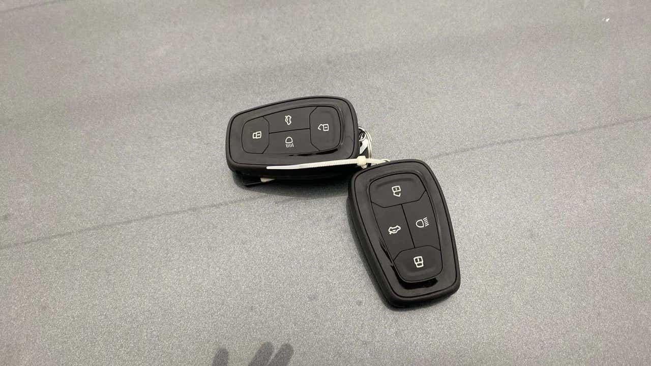 Car key fobs of a Tata Nexon