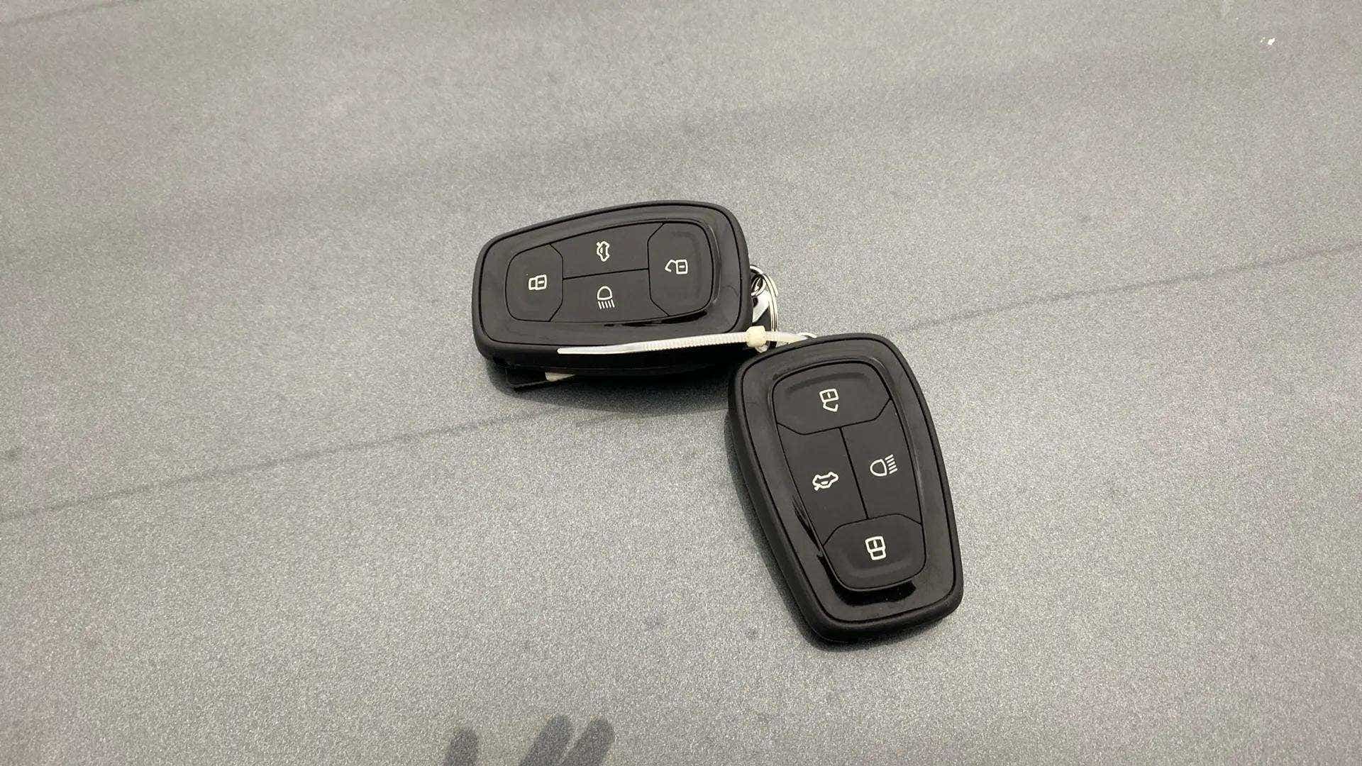 Car key fobs of a Tata Nexon