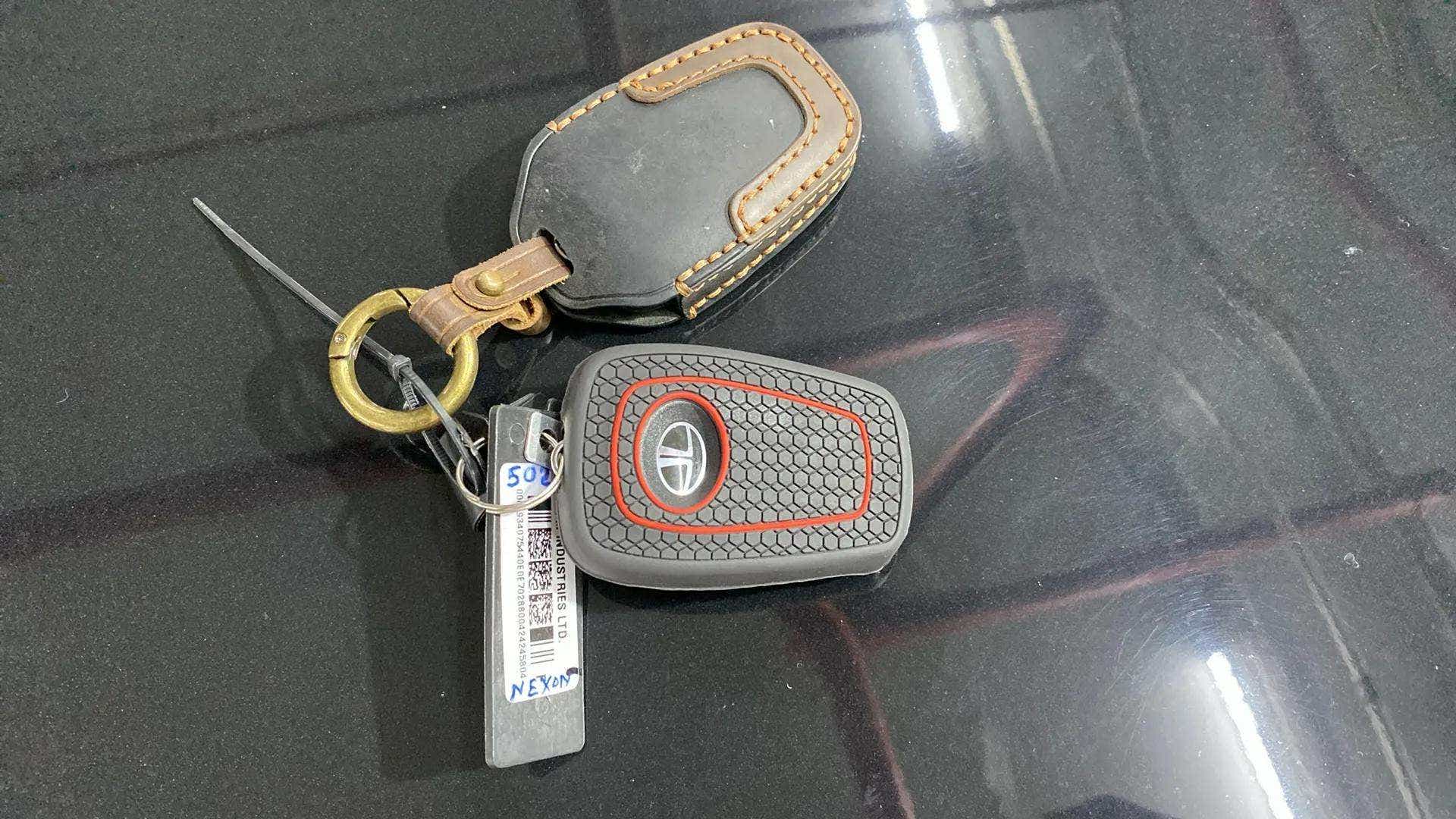 Car key fob of a Tata Nexon