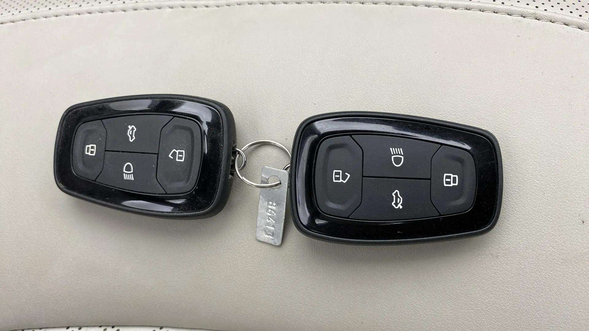 Car key fobs of a Tata Nexon 2017-2023