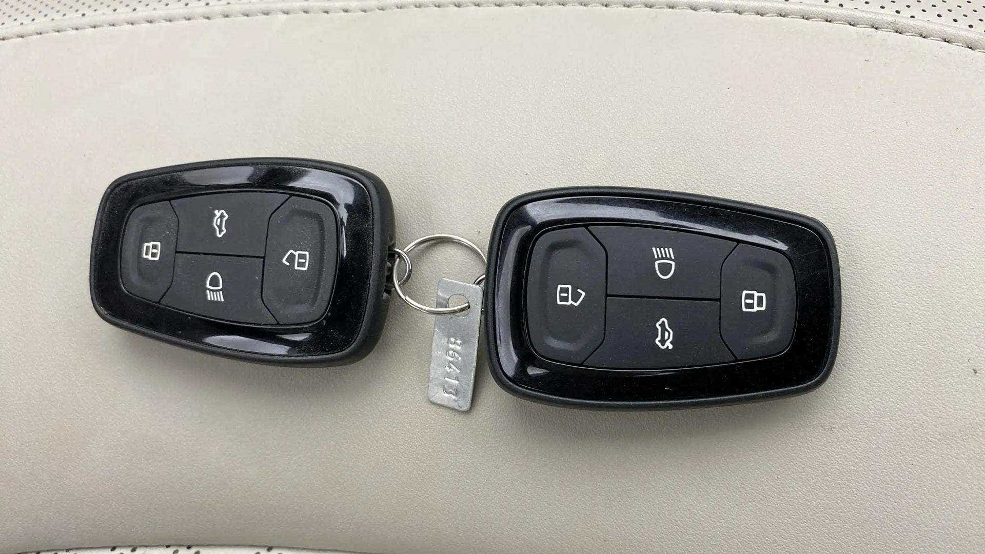 Car key fobs of a Tata Nexon 2017-2023