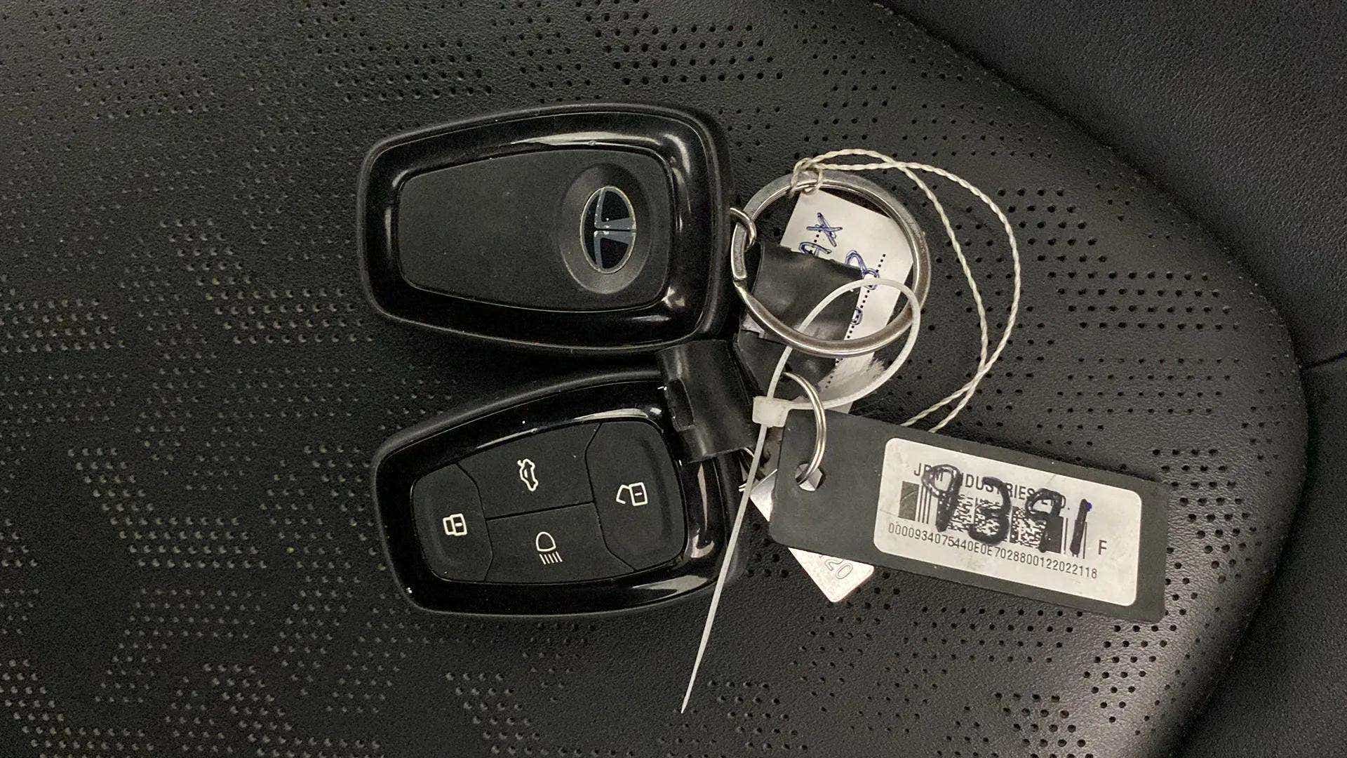 Car keys of a Tata Nexon 2017-2023