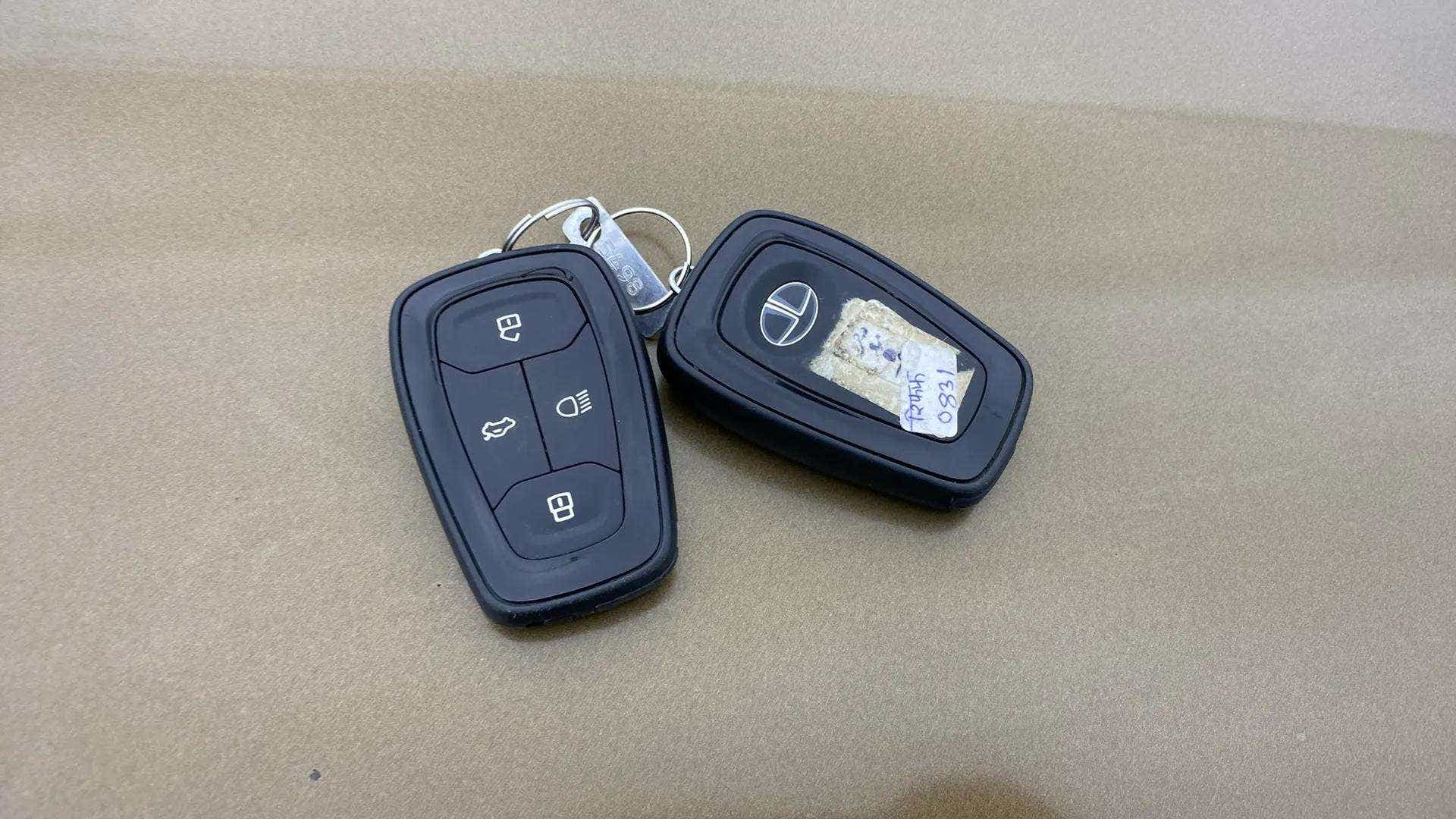 Car key fobs of a Tata Nexon 2017-2023