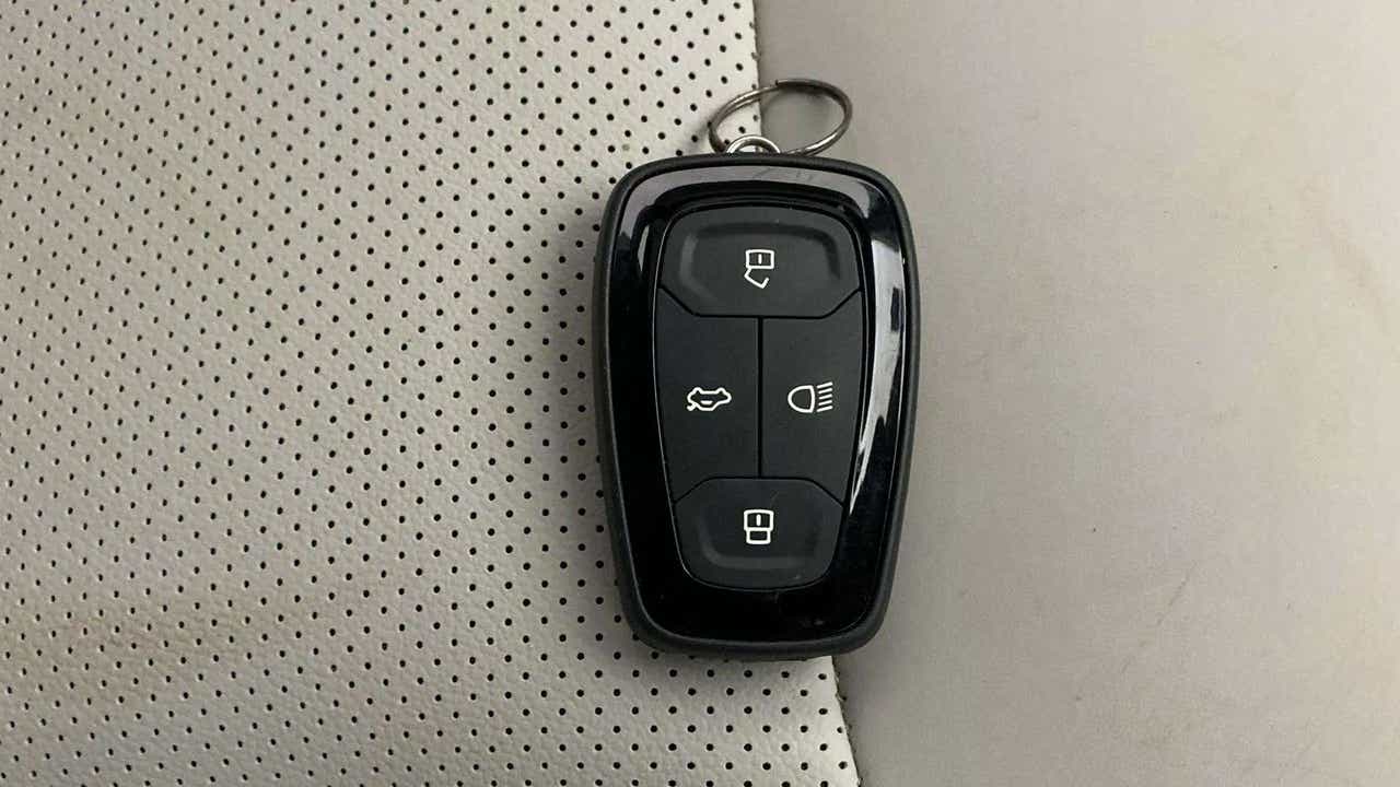 Car key fob of a Tata Nexon
